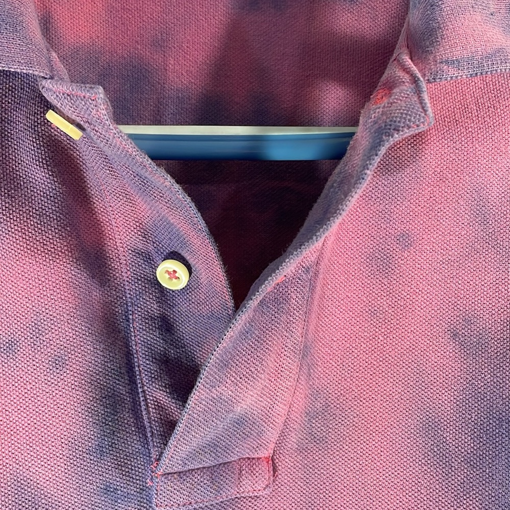 Ralph Lauren men Large 100% cotton artisan dyed. One of a kind! Polo - Picture 14 of 17